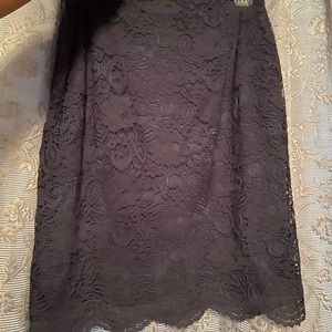 Forever 21 navy lace skirt